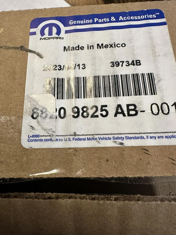 Motor regulador ventana izquierda journey 2009-2020 genuino Mopar 68209825AB Foto 1 de 3