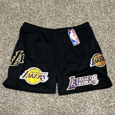 Pro Standard Los Angeles Lakers LA NBA Team Player Shorts Black Men’s Size 2XL - Image 1 of 4