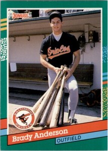 1991 Donruss #668 Brady Anderson Baltimore Orioles