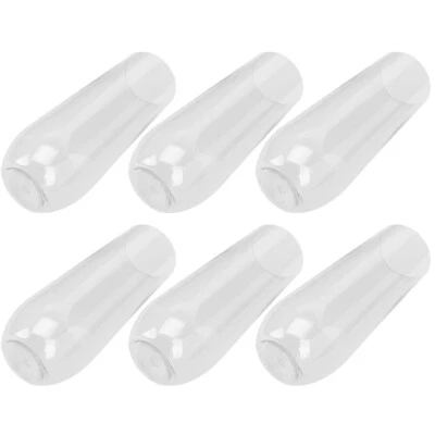 6pz Contenitore Tazza Trasparente Porta Gelato Tazza Vino per Festa Tazza Plastica - Immagine 1 di 4