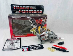 Transformers Original G1 1985 Dinobot Sludge Complete w/ Box - Picture 1 of 6