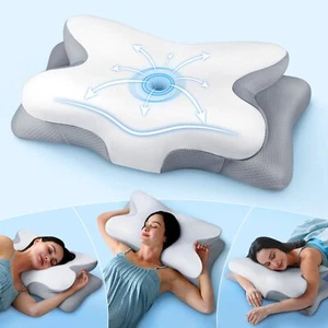 Cozyplayer Konturkissen ultimative Unterstützung ergonomisch kühlend Nackenschmerzlinderung - Bild 1 von 7