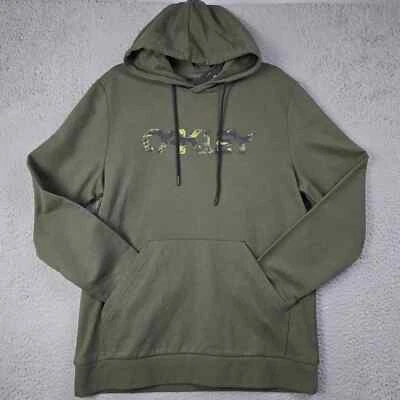 OAKLEY Camo Hoodie Mens MEDIUM M GREEN OUTDOORS Sweatshirt Lightweight Logo NWT - Image 1 of 4