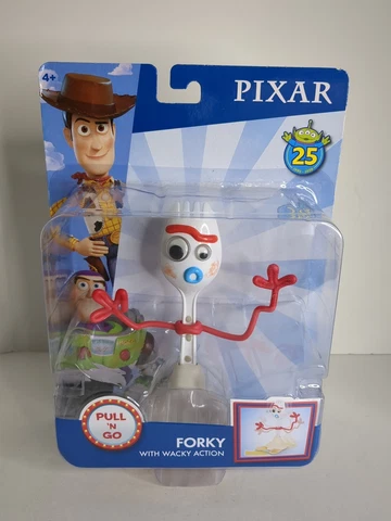 Disney Pixar Toy Story 4 Forky Pull N Go Tapping Feet Wacky Action Figure New Cover