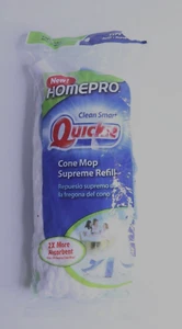 Homepro Quickie Cone Mop Clean Smart Type E Model 0941M Supreme Refill Wet Mop - Picture 1 of 1