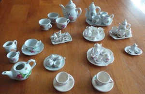 SUPERBE LOT DE SERVICES A CAFE MINIATURES - Imagen 1 de 10