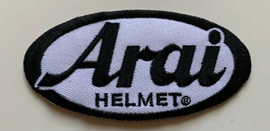 HIGH QUALITY ARAI Motor Sports Helmets  - Embroidered Iron on Sew on PATCH - Picture 1 of 1