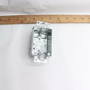 Non-Gangable Switch Box Steel Series TP100 3" x 2" x 1-1/2" - Picture 1 of 4