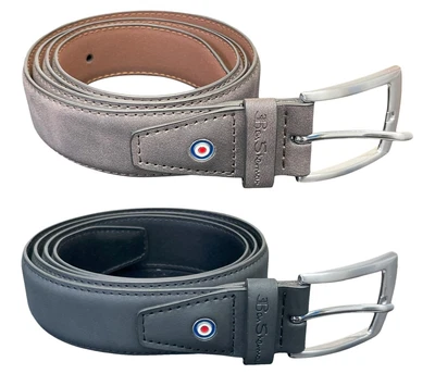Ben Sherman Scotty Belt, 28mm Wide and Available in Black or Brown