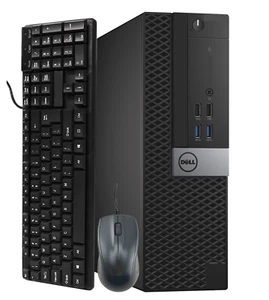 Dell Gaming PC Intel i5-6th 16GB 128GB SSD 500GB HDD NVIDIA GT 1030 2GB Win 11 - Picture 1 of 7