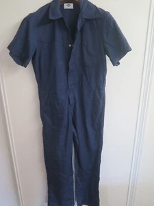 Dickies Blue Jumpsuit Boiler Suit Coveralls Overalls Size M UK 14 Euro 42 - Picture 1 of 8