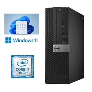 Dell OptiPlex 7050 Corei7 Desktop Computer 32GB RAM 2TB NVMe SSD WiFi Windows 11 - Picture 1 of 8