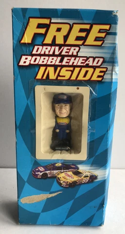 NEW Mark Martin Bobblehead Roush Racing Driver #6, KRAFT BOBBLE HEAD, NASCAR Cover