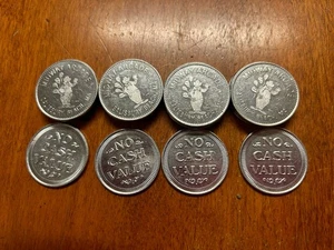 60x MIDWAY VINTAGE ARCADE TOKEN Salisbury Beach MA Trade Mass Massachusetts - Picture 1 of 1