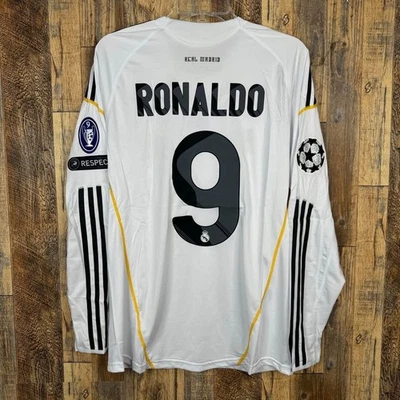 Футболка мужская Real Madrid 2009-10 домашняя с длинным рукавом M RONALDO #7 - Изображение 1 из 4