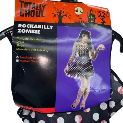 Disfraz de Zombi Totally Ghoul Rockabilly S/M Foto 1 de 4