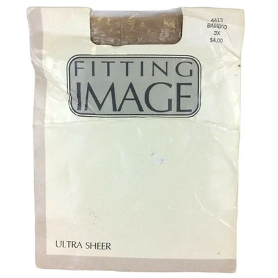 Pantimedias Fitting Image Ultra Transparente Sandalia Talla Grande 3X Bambú Beige Foto 1 de 3