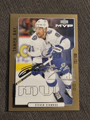 2020-21 Upper Deck MVP - 20th Anniversary Steven Stamkos #19 2nd Star /100 - Image 1 of 2
