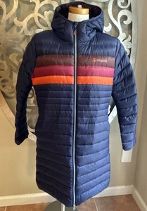 Cotopaxi Fuego Hooded Down Jacket Womens Parka Puffer Maritime Raspberry MEDIUM - Picture 1 of 12