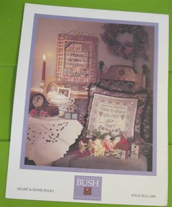 HEART & HOME FOLIO SHEPHERD'S BUSH PINTWORKS CROSS STITCH PATTERNS  1994 - Bild 1 von 2