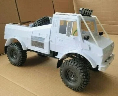 Unimog 1/10 Scale RALLY TRUCK Plastic Body Shell UNPAINTED For TRX-4 ONLY NIB - Image 1 of 4