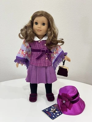 Muñeca American Girl Rebecca Rubin con traje original, chal y conjunto de Hanukkah Foto 1 de 4