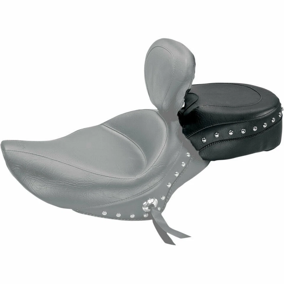 Asiento trasero Mustang ancho con tachuelas para Mustang Wide Solo 2004-21 Harley XL 79377 Foto 1 de 1