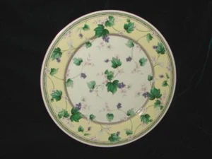 Vintage Japan Andrea by Sadek Fine China Plate 10 3/4 inch Grapes and Leaves - Picture 1 of 2