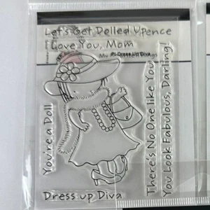 Pure Innocence Clear Acrylic Stamp My favorite Things Dress Up Diva - Picture 1 of 1