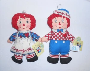 JUEGO DE MUÑECAS DE PLÁSTICO APLAUSOS ORIGINALES ""RAGGEDY ANDY + RAGGEDY ANDY - Imagen 1 de 9
