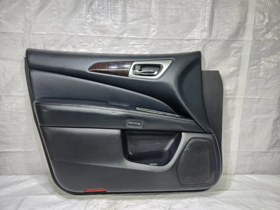 2013-2016 Nissan Pathfinder Front Left Driver Door Trim Panel Black OEM Foto 1 de 4