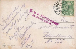 Austria 1918 Poland Woman on Phone Zloczew RARE censor Zensur ZLOCZOW WW1 - Picture 1 of 2