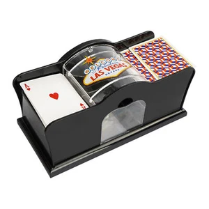 Manual Card Shuffler 2 Deck Poker Shuffle Machine for Cards Playing Travel Poker - Picture 1 of 9