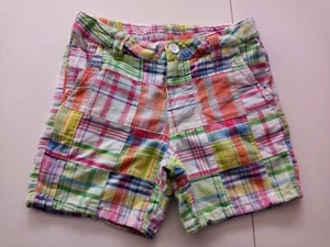 J KHAKI Girls size 10 Pink PLAID PREPPY Shorts - Picture 1 of 8