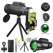 50x60 High Power BAK4 Monocular Starscope Day/Night Vision Telescope+Tripod+Clip