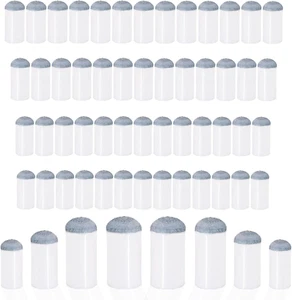 60Pcs Ready-To-Use Replacement Pool Cue Tips, Billiards Pool Table Accessories, - Picture 1 of 6