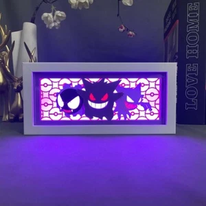 Pokemon LED Nachtlicht / Tischlicht - Gengar - Desk Art - Bild 1 von 6