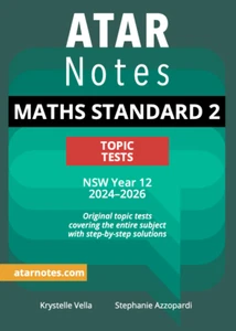 ATAR Notes HSC Year 12 Mathematics Standard 2 Topic Tests - Picture 1 of 12