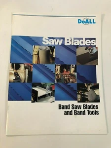 DoAll Band Saw Blades & Band Saw Tools Dated 1998 32 Pages - Picture 1 of 9