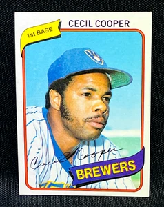 1980 Topps Baseball - CECIL COOPER #95 - MILWAUKEE BREWERS - Bild 1 von 2