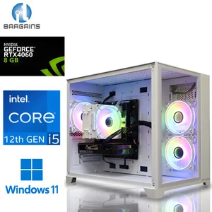 Fast Gaming PC Intel i5 12400F - 16GB DDR4 8GB RTX 4060 1TB M.2 SSD - Windows 11 - Picture 1 of 8