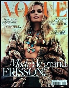 VOGUE Paris 09/2015 NATASHA POLY Edie Campbell LILY ALDRIDGE Kati Nescher @ NEW - Picture 1 of 10