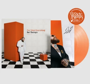 Teddy Swims SIGNED I’ve Tried Everything But Therapy Part 2 Orange Vinyl - Picture 1 of 3