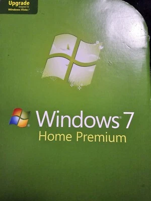 Microsoft Windows 7 Home Premium Upgrade 32 Bit and 64 Bit   - Image 1 of 3