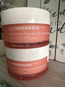 NEW Sealed Ole Henriksen Lot X2 Beam Cream Smoothing Body Moisturizer 6.4 Oz Ea - Picture 1 of 3