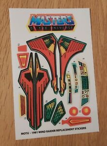 He-man Vintage Wind Raider - Replacement Stickers