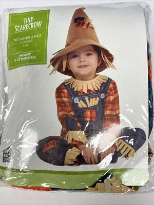 Disfraz de Espantapájaros Pequeño Niño Infantil 6-12 Meses Foto 1 de 3