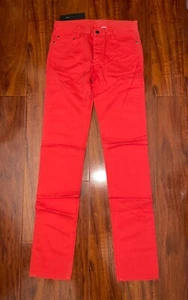 Pantalones de mezclilla vintage Jacobs de Marc Jacobs rojo brillante talla 30 - Imagen 1 de 4