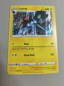 Luxray | Holo | NM | Shining Fates 033/072 | Rare | Pokemon - Picture 1 of 2