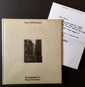 BRUCE DAVIDSON - East 100th Street (1970) 1st Ed. + Signed Letter + MOMA print - Picture 1 of 12